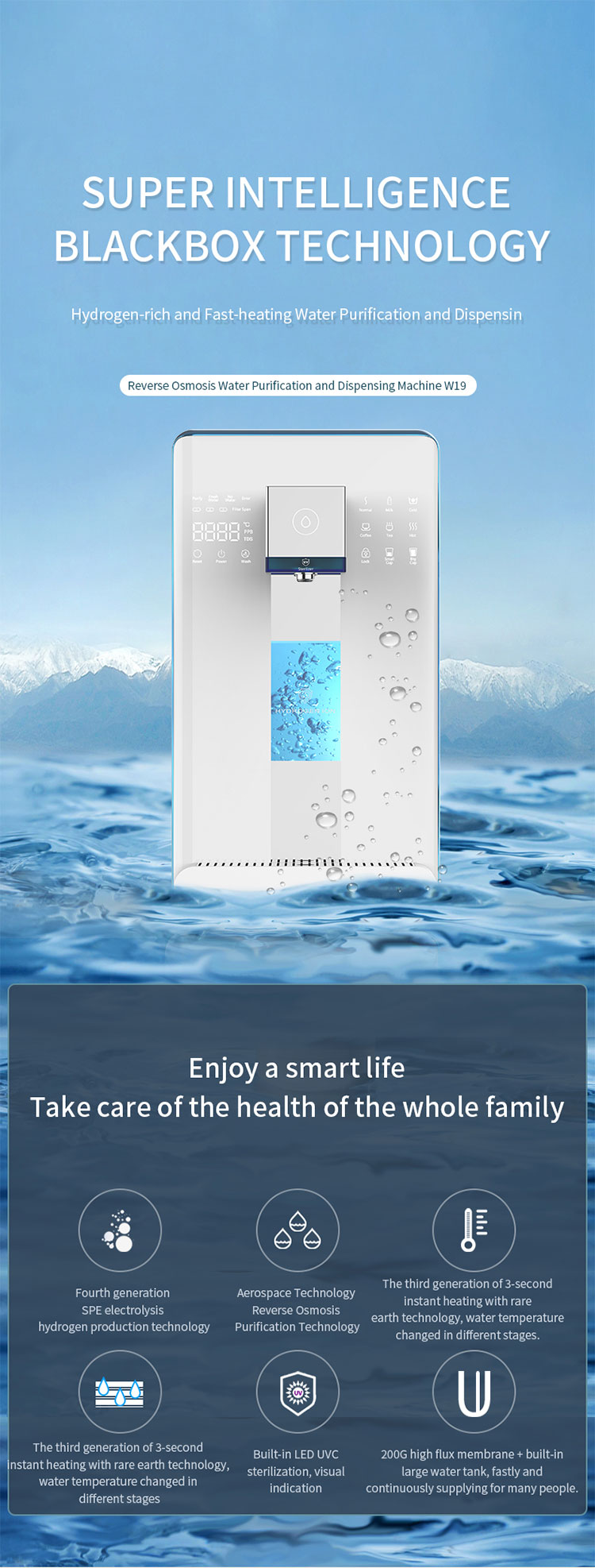 Olansi W19 RO Water Dispenser